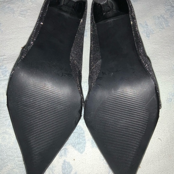 Roberto Vianni Black\silver metallic high heels - Picture 4 of 4